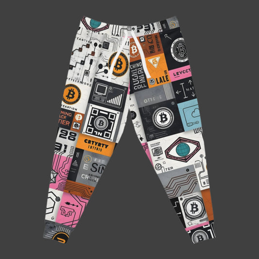 Retro Crypto Tech Joggers