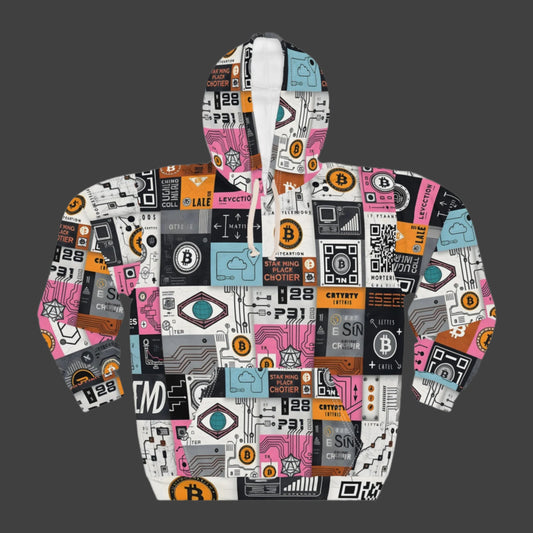 Retro Crypto Tech Hoodie - Unisex Pullover