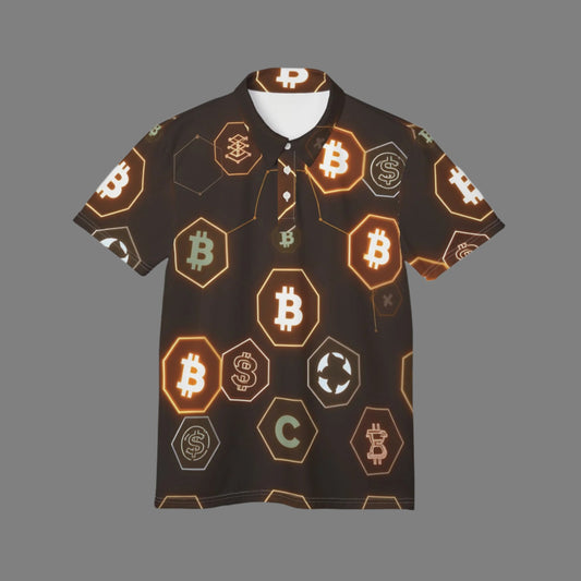 Crypto Honey Comb Polo Shirt